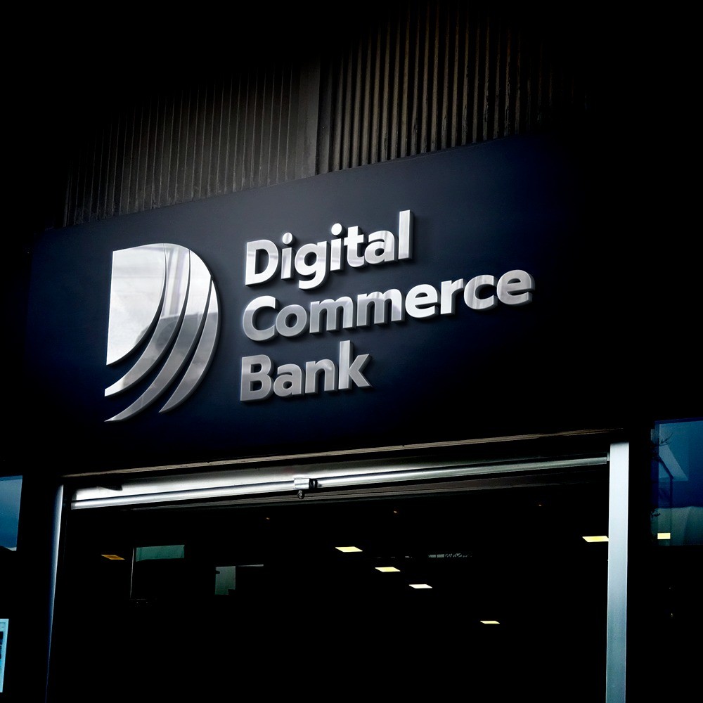 Logo design in india-digital commerce Bank